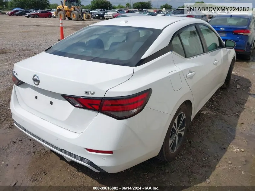 2021 Nissan Sentra Sv Xtronic Cvt VIN: 3N1AB8CVXMY224282 Lot: 39616882