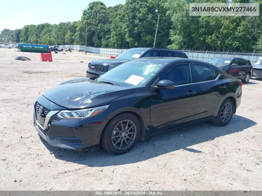 2021 Nissan Sentra Sv Xtronic Cvt VIN: 3N1AB8CVXMY277466 Lot: 39663915