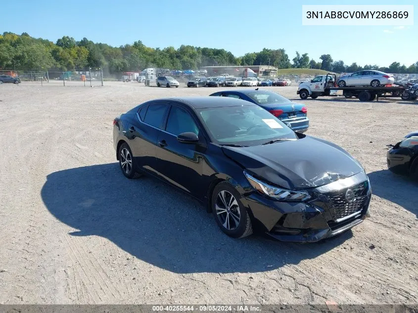 2021 Nissan Sentra Sv VIN: 3N1AB8CV0MY286869 Lot: 40255544