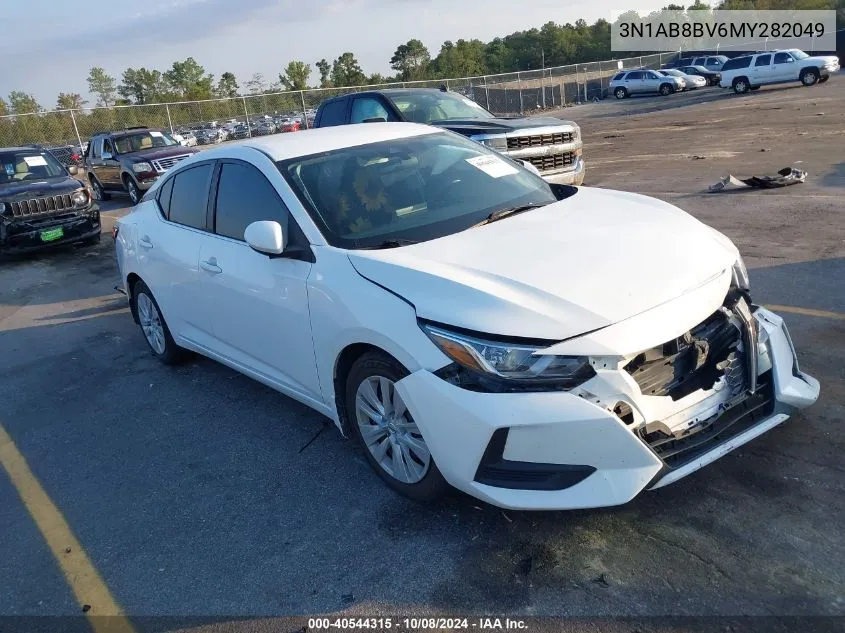 2021 Nissan Sentra S VIN: 3N1AB8BV6MY282049 Lot: 40544315