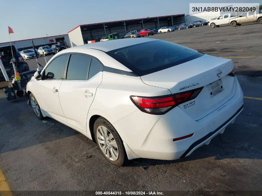 2021 Nissan Sentra S VIN: 3N1AB8BV6MY282049 Lot: 40544315