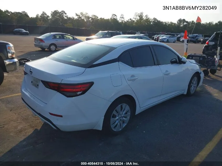 2021 Nissan Sentra S VIN: 3N1AB8BV6MY282049 Lot: 40544315