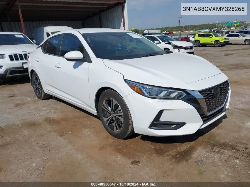 2021 Nissan Sentra Sv Xtronic Cvt VIN: 3N1AB8CVXMY328268 Lot: 40556547