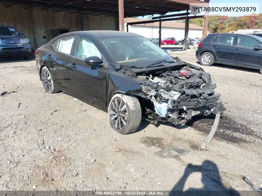 2021 Nissan Sentra Sv Xtronic Cvt VIN: 3N1AB8CV5MY293879 Lot: 40632198