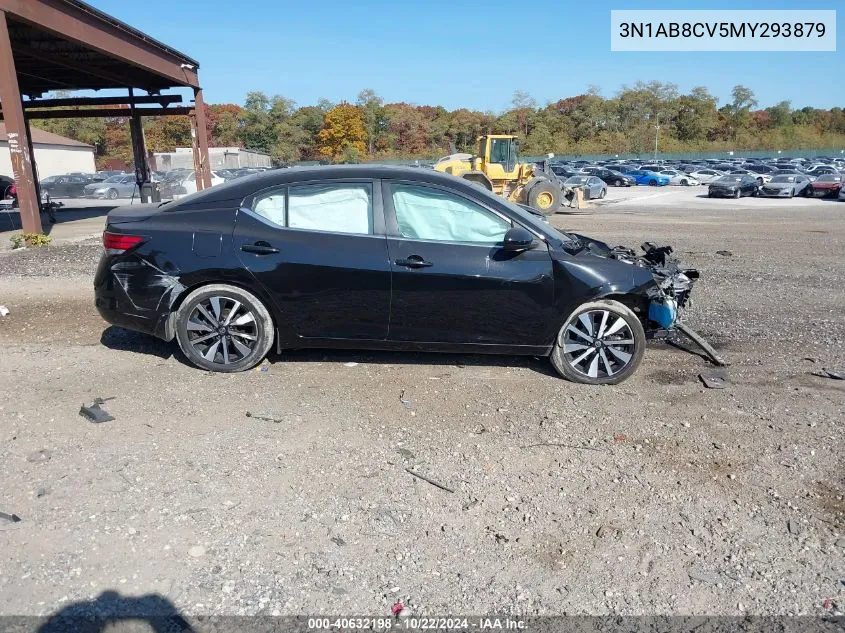 2021 Nissan Sentra Sv Xtronic Cvt VIN: 3N1AB8CV5MY293879 Lot: 40632198