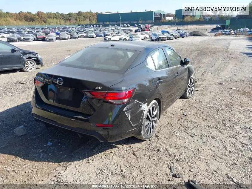 2021 Nissan Sentra Sv Xtronic Cvt VIN: 3N1AB8CV5MY293879 Lot: 40632198