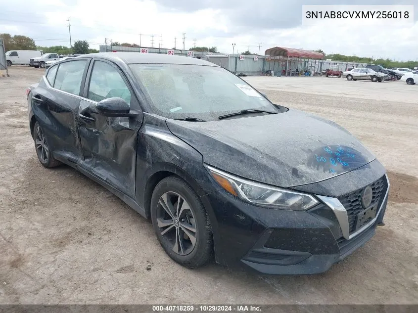 2021 Nissan Sentra Sv Xtronic Cvt VIN: 3N1AB8CVXMY256018 Lot: 40718259