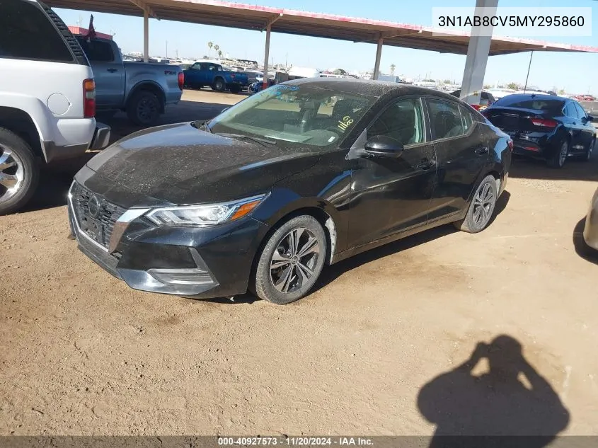 2021 Nissan Sentra Sv Xtronic Cvt VIN: 3N1AB8CV5MY295860 Lot: 40927573