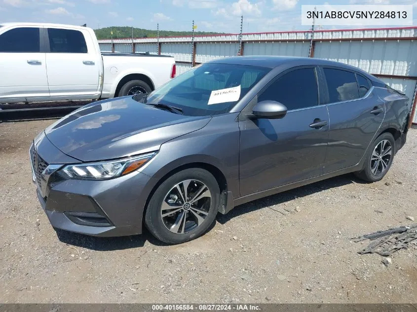 2022 Nissan Sentra Sv Xtronic Cvt VIN: 3N1AB8CV5NY284813 Lot: 40156584