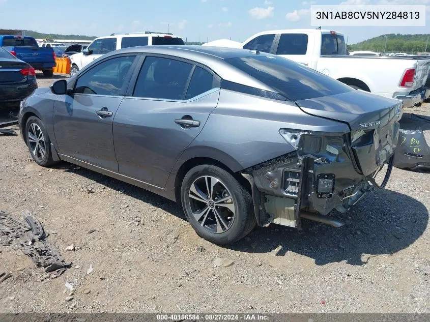 2022 Nissan Sentra Sv Xtronic Cvt VIN: 3N1AB8CV5NY284813 Lot: 40156584