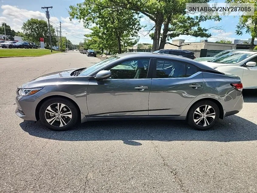 2022 Nissan Sentra Sv VIN: 3N1AB8CV2NY287085 Lot: 40304529