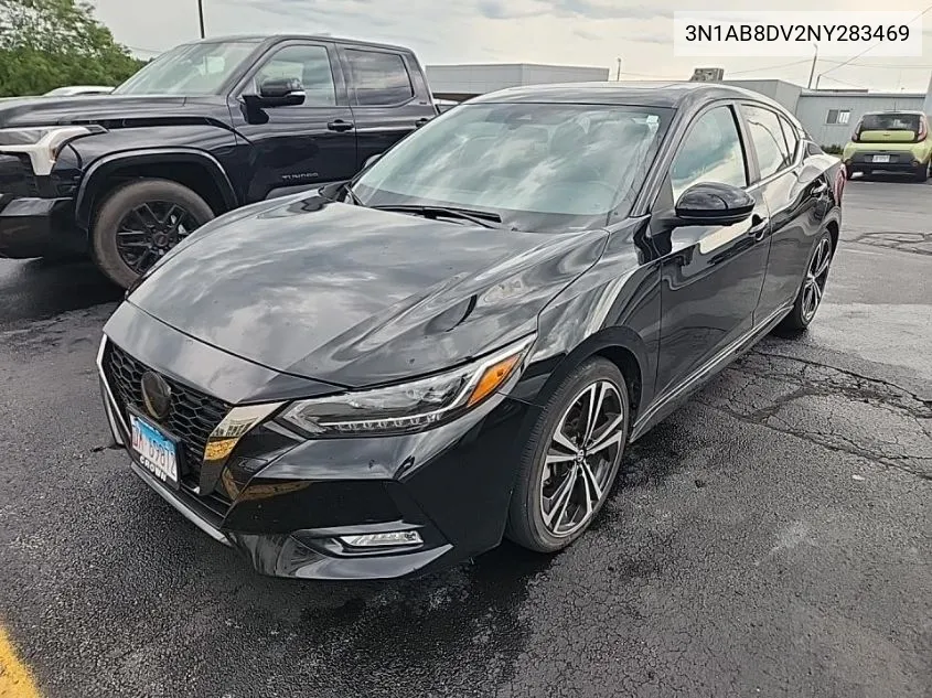 3N1AB8DV2NY283469 2022 Nissan Sentra Sr