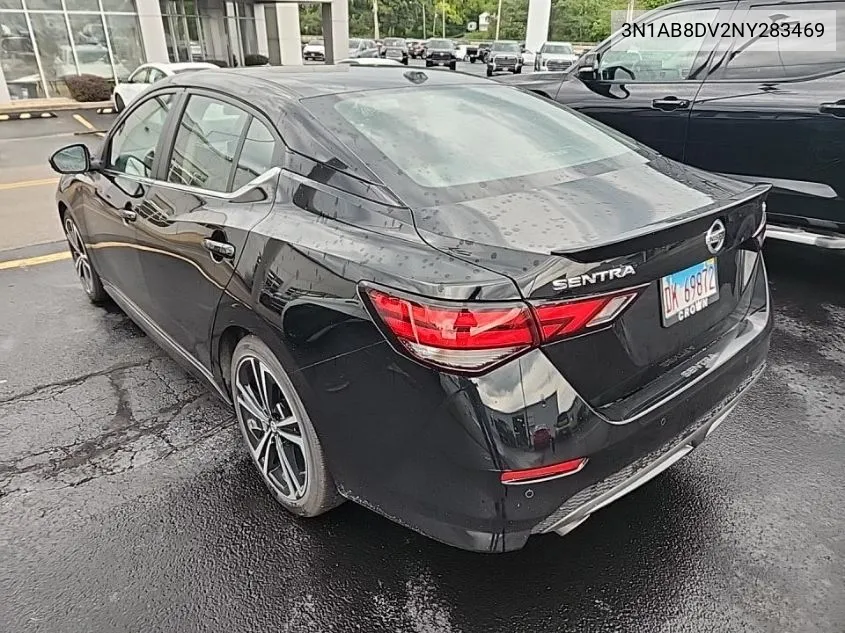 2022 Nissan Sentra Sr VIN: 3N1AB8DV2NY283469 Lot: 40304576