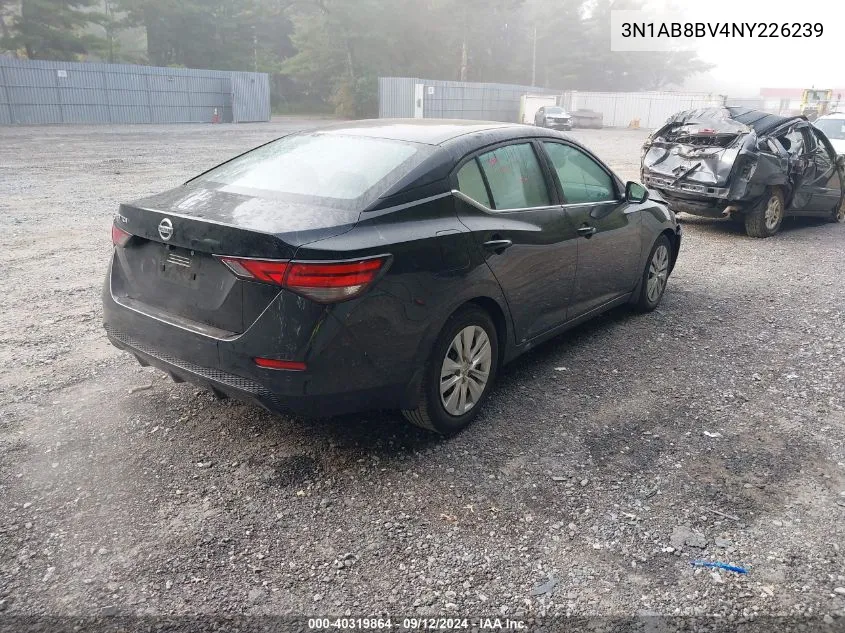 2022 Nissan Sentra S VIN: 3N1AB8BV4NY226239 Lot: 40319864