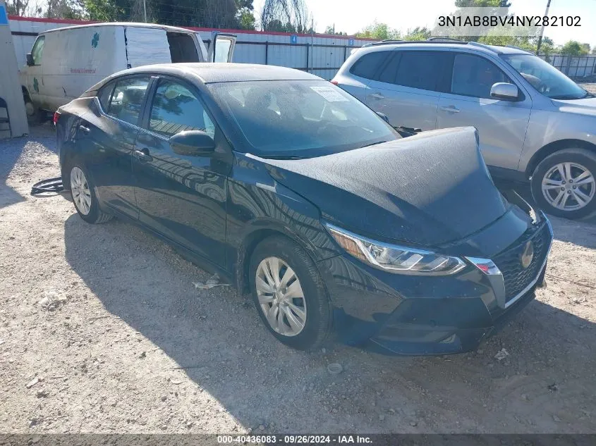 2022 Nissan Sentra S Xtronic Cvt VIN: 3N1AB8BV4NY282102 Lot: 40436083