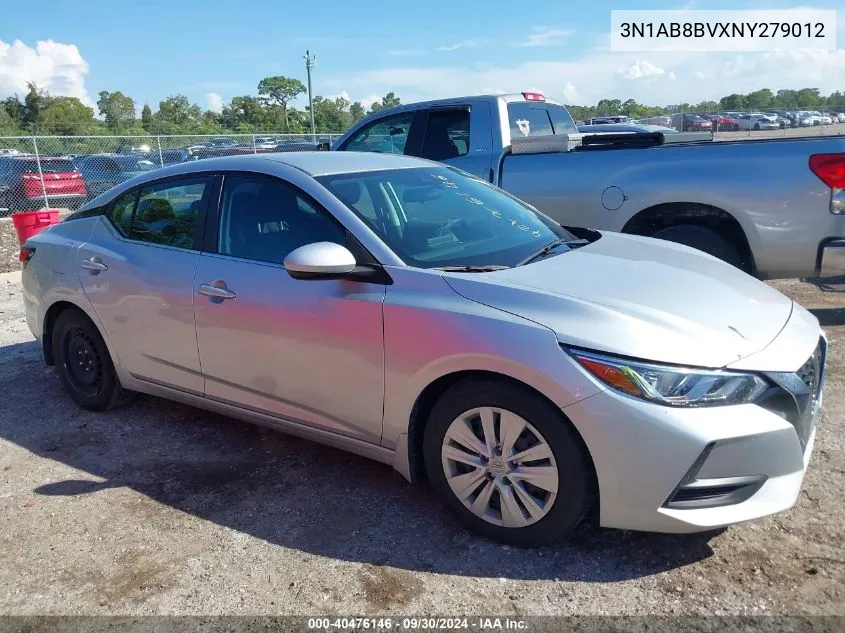 3N1AB8BVXNY279012 2022 Nissan Sentra S