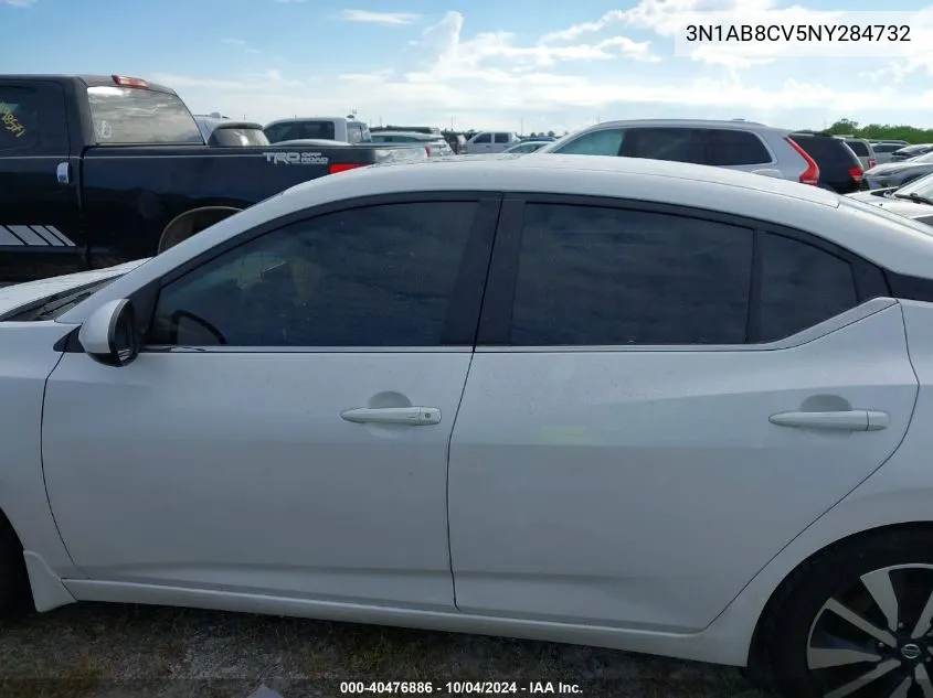 2022 Nissan Sentra Sv Xtronic Cvt VIN: 3N1AB8CV5NY284732 Lot: 40476886