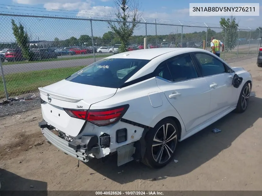 2022 Nissan Sentra Sr Xtronic Cvt VIN: 3N1AB8DV5NY276211 Lot: 40528526