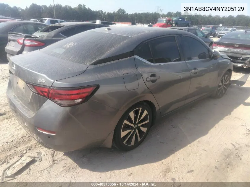 2022 Nissan Sentra Sv Xtronic Cvt VIN: 3N1AB8CV4NY205129 Lot: 40573356