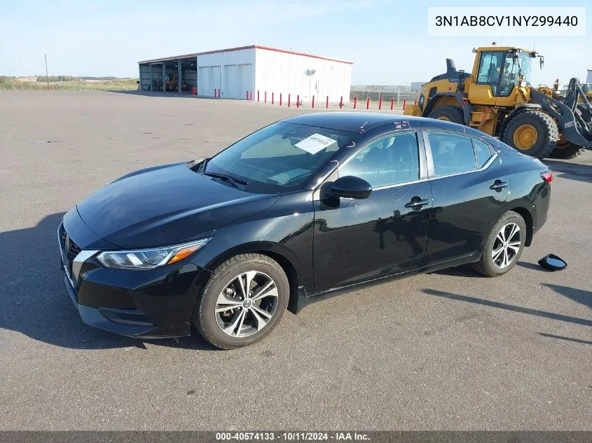 2022 Nissan Sentra Sv Xtronic Cvt VIN: 3N1AB8CV1NY299440 Lot: 40574133