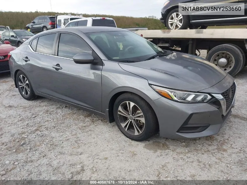 2022 Nissan Sentra Sv VIN: 3N1AB8CV5NY253660 Lot: 40587578