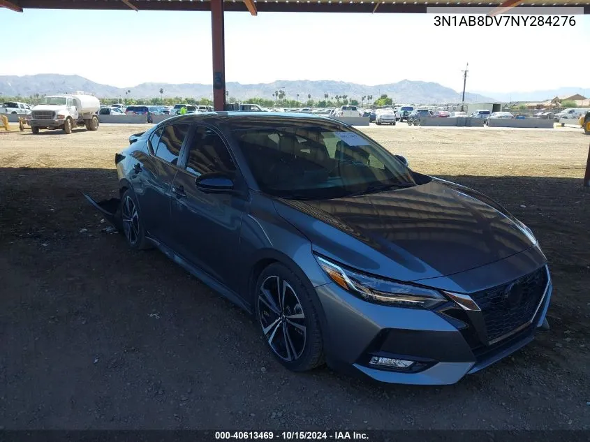 2022 Nissan Sentra Sr Xtronic Cvt VIN: 3N1AB8DV7NY284276 Lot: 40613469