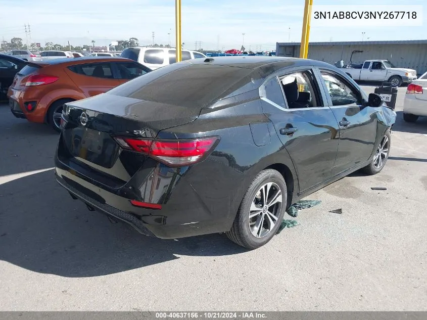 3N1AB8CV3NY267718 2022 Nissan Sentra Sv