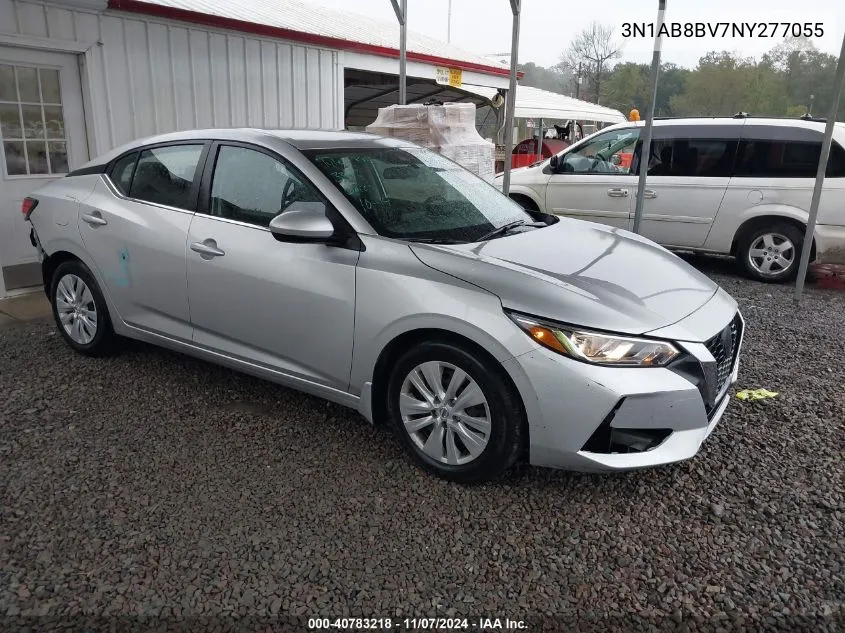 2022 Nissan Sentra S Xtronic Cvt VIN: 3N1AB8BV7NY277055 Lot: 40783218