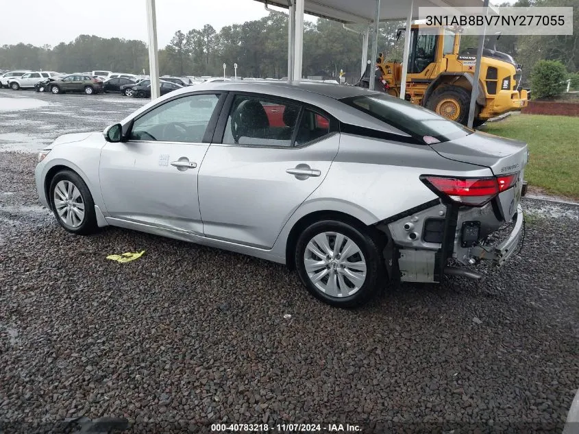 2022 Nissan Sentra S Xtronic Cvt VIN: 3N1AB8BV7NY277055 Lot: 40783218