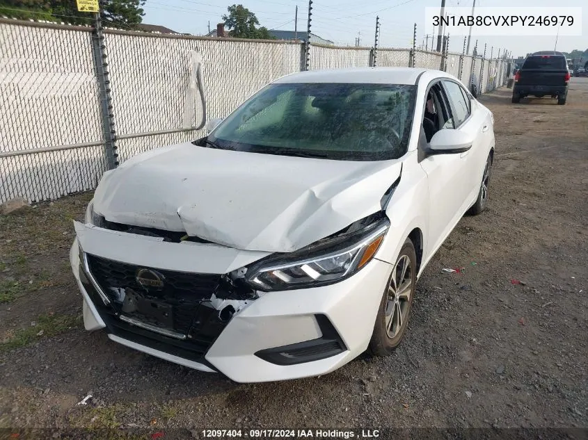 2023 Nissan Sentra VIN: 3N1AB8CVXPY246979 Lot: 12097404