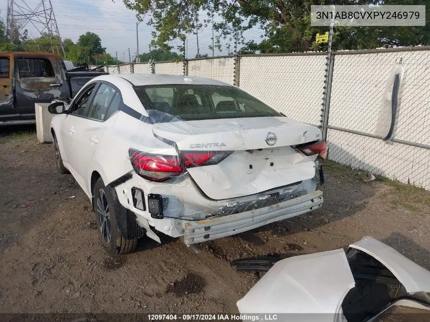 2023 Nissan Sentra VIN: 3N1AB8CVXPY246979 Lot: 12097404