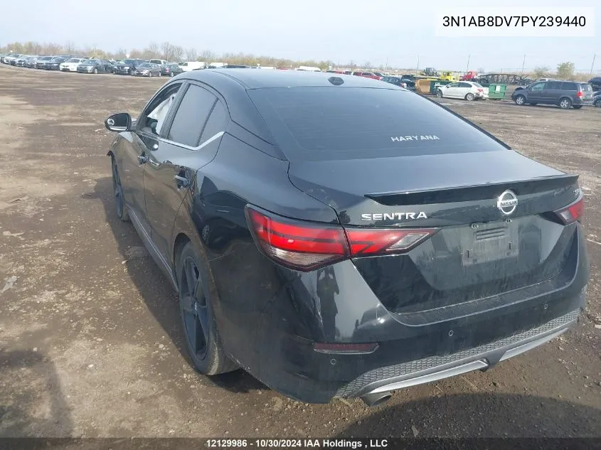 2023 Nissan Sentra VIN: 3N1AB8DV7PY239440 Lot: 12129986