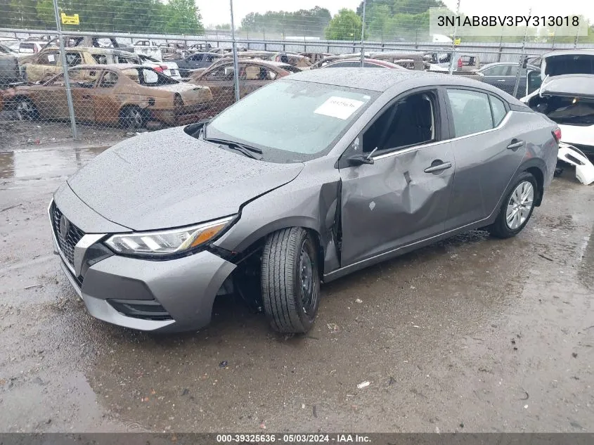 2023 Nissan Sentra S Xtronic Cvt VIN: 3N1AB8BV3PY313018 Lot: 39325636