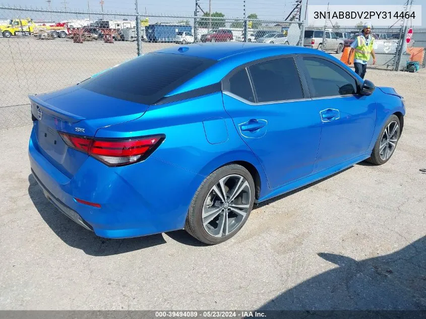 2023 Nissan Sentra Sr Xtronic Cvt VIN: 3N1AB8DV2PY314464 Lot: 39494089