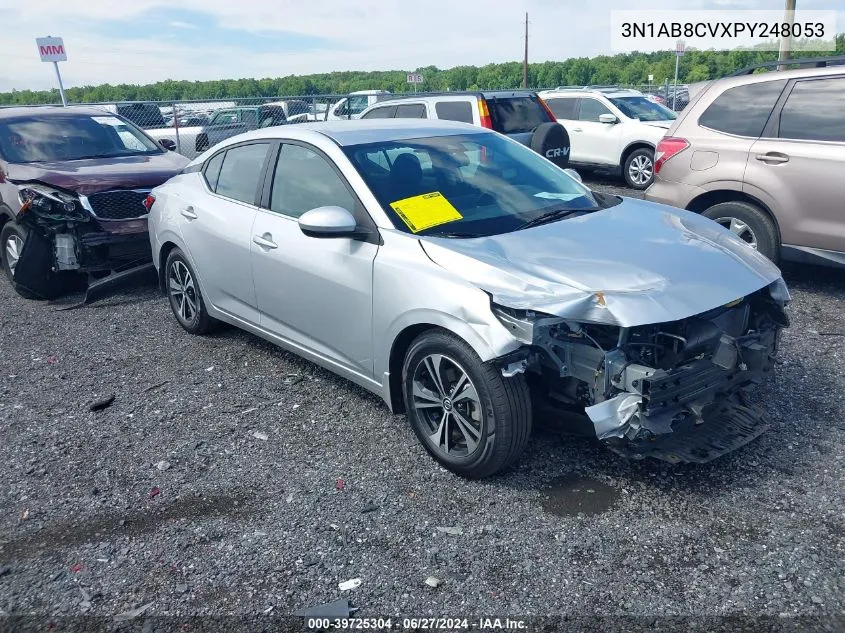 2023 Nissan Sentra Sv Xtronic Cvt VIN: 3N1AB8CVXPY248053 Lot: 39725304