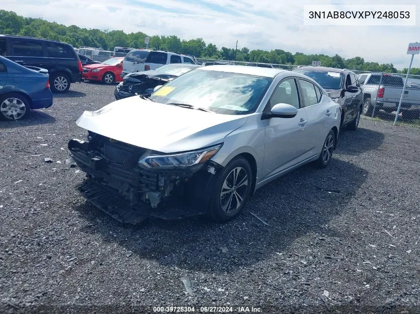 3N1AB8CVXPY248053 2023 Nissan Sentra Sv Xtronic Cvt