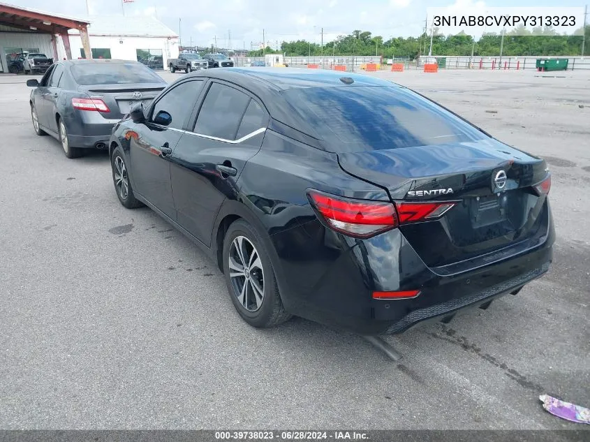 2023 Nissan Sentra Sv Xtronic Cvt VIN: 3N1AB8CVXPY313323 Lot: 39738023