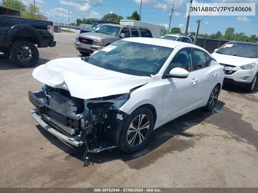 3N1AB8CV7PY240606 2023 Nissan Sentra Sv Xtronic Cvt