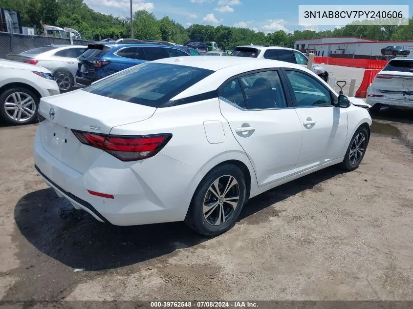 3N1AB8CV7PY240606 2023 Nissan Sentra Sv Xtronic Cvt