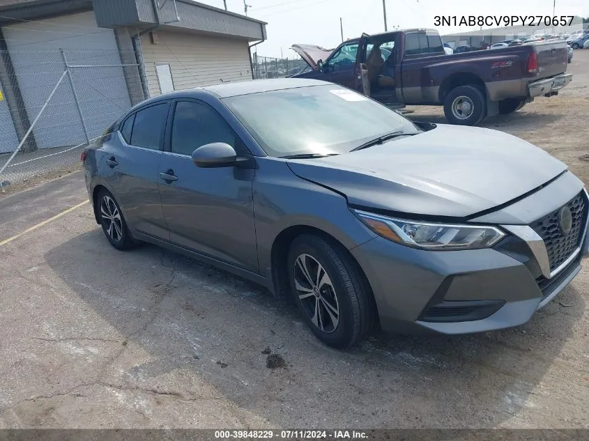 2023 Nissan Sentra Sv Xtronic Cvt VIN: 3N1AB8CV9PY270657 Lot: 39848229