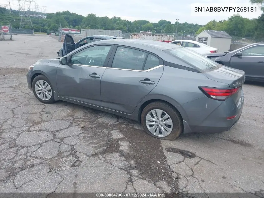 2023 Nissan Sentra S Xtronic Cvt VIN: 3N1AB8BV7PY268181 Lot: 39854736