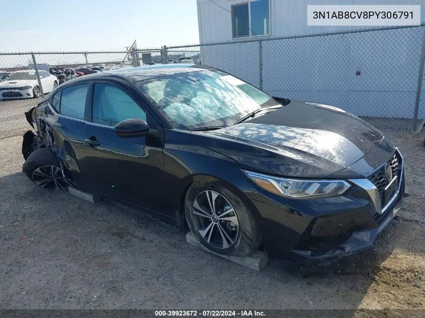 3N1AB8CV8PY306791 2023 Nissan Sentra Sv Xtronic Cvt