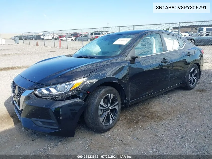 3N1AB8CV8PY306791 2023 Nissan Sentra Sv Xtronic Cvt