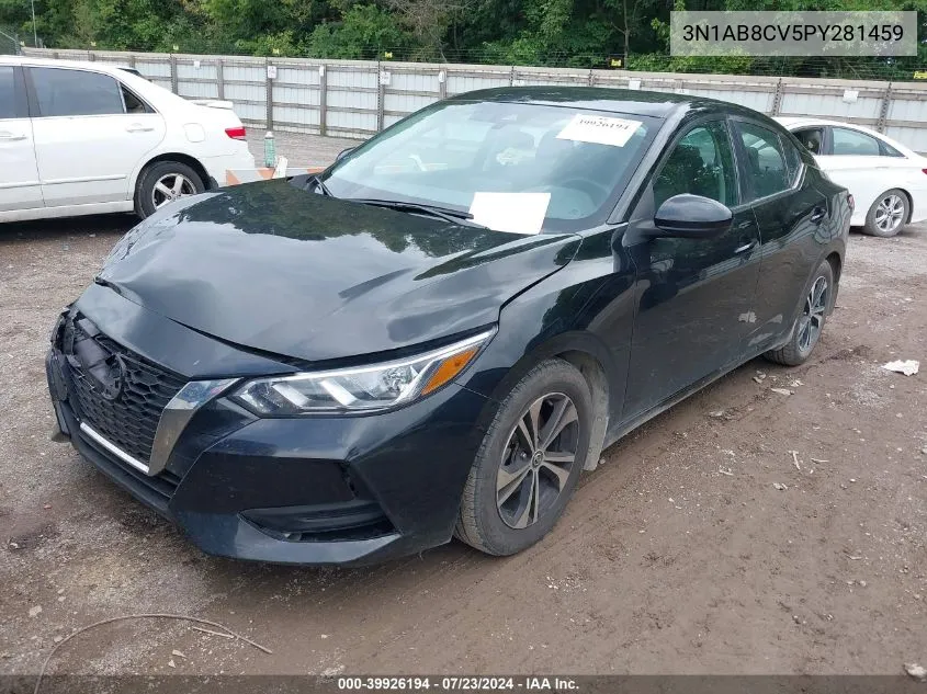 3N1AB8CV5PY281459 2023 Nissan Sentra Sv Xtronic Cvt