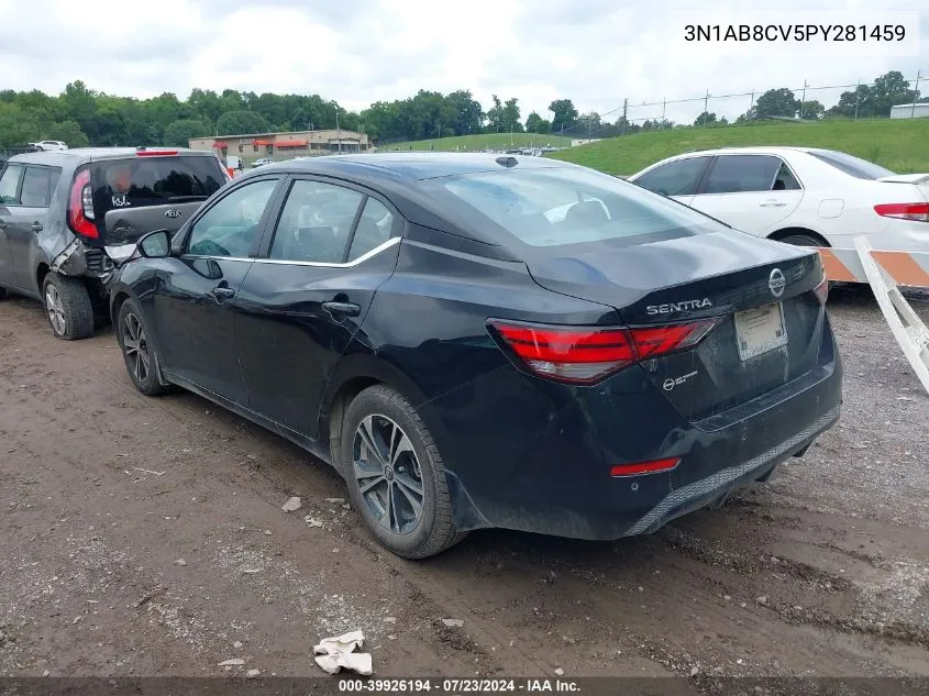 3N1AB8CV5PY281459 2023 Nissan Sentra Sv Xtronic Cvt