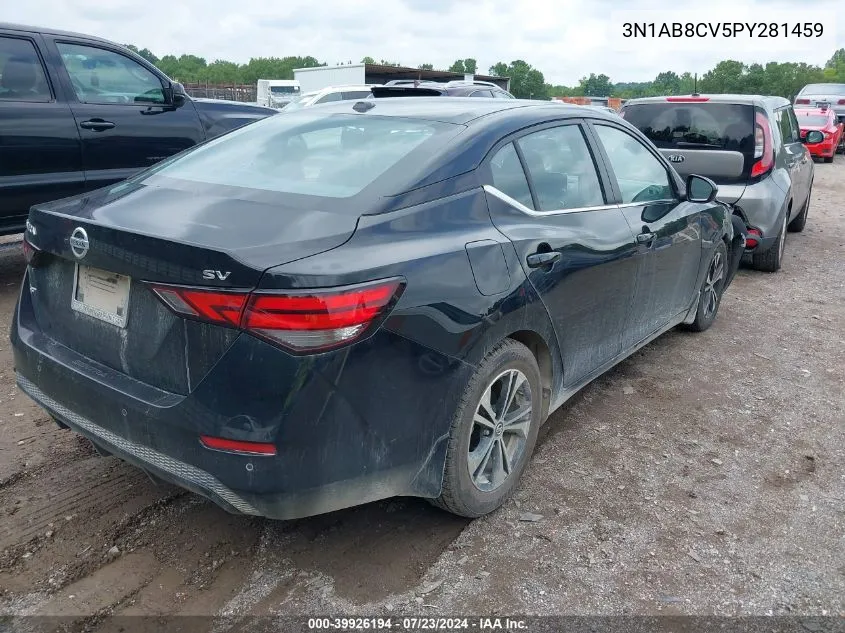 2023 Nissan Sentra Sv Xtronic Cvt VIN: 3N1AB8CV5PY281459 Lot: 39926194