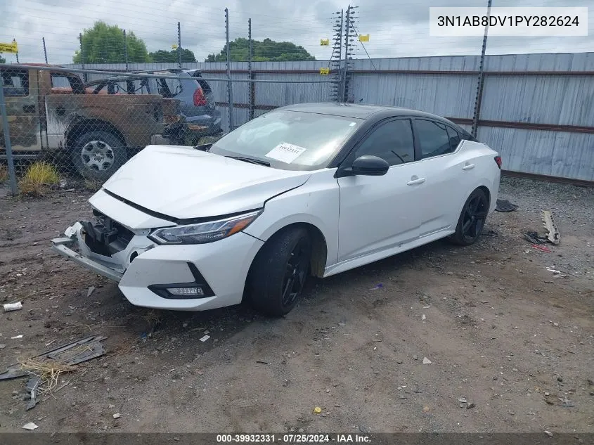 2023 Nissan Sentra Sr Xtronic Cvt VIN: 3N1AB8DV1PY282624 Lot: 39932331