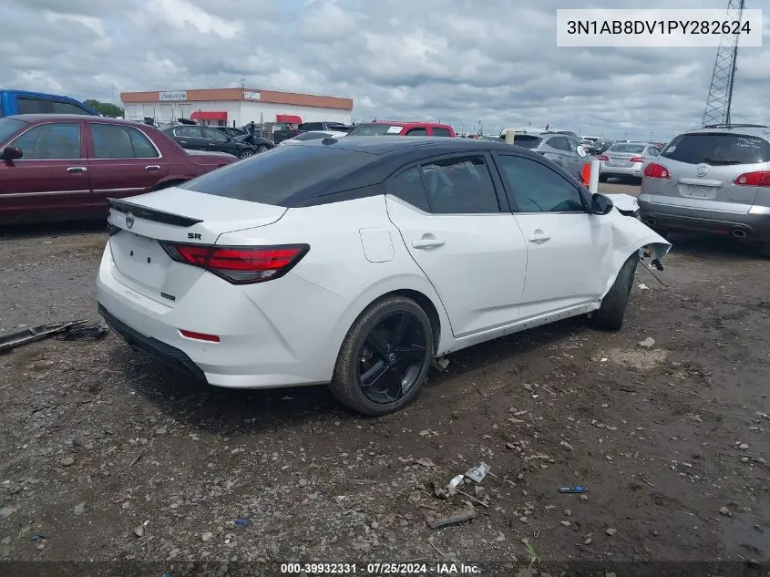 2023 Nissan Sentra Sr Xtronic Cvt VIN: 3N1AB8DV1PY282624 Lot: 39932331