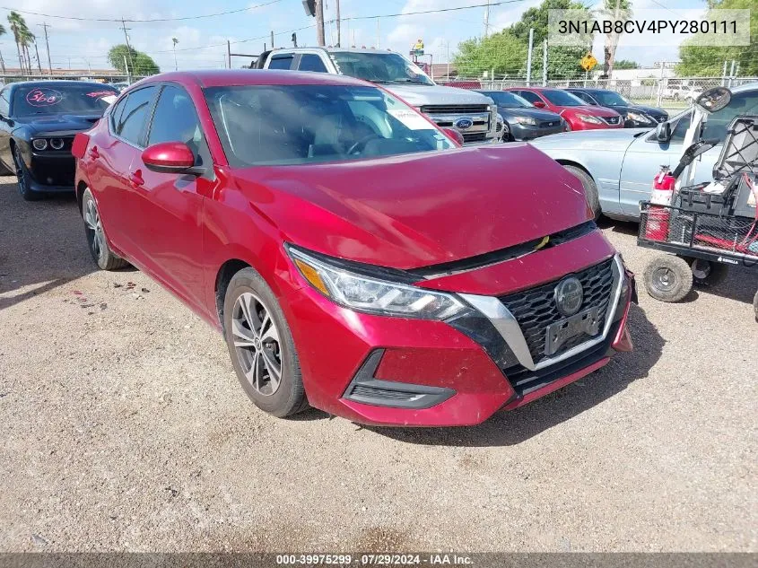 3N1AB8CV4PY280111 2023 Nissan Sentra Sv