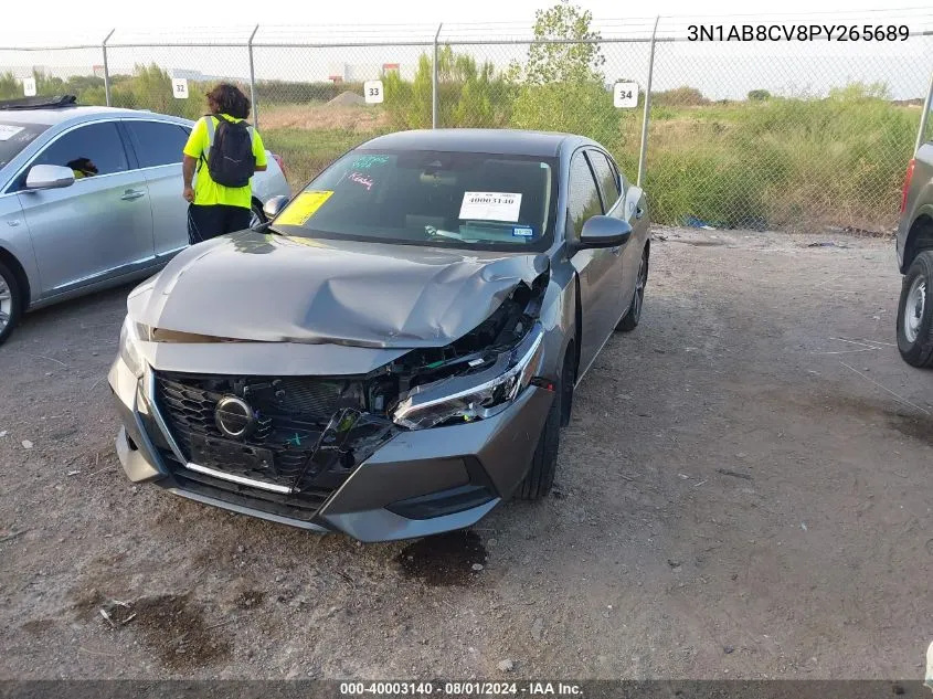 3N1AB8CV8PY265689 2023 Nissan Sentra Sv Xtronic Cvt